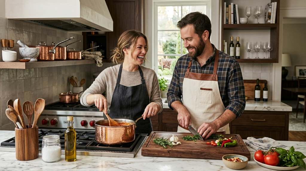 Luxury kitchen accessories for couples who enjoy cooking